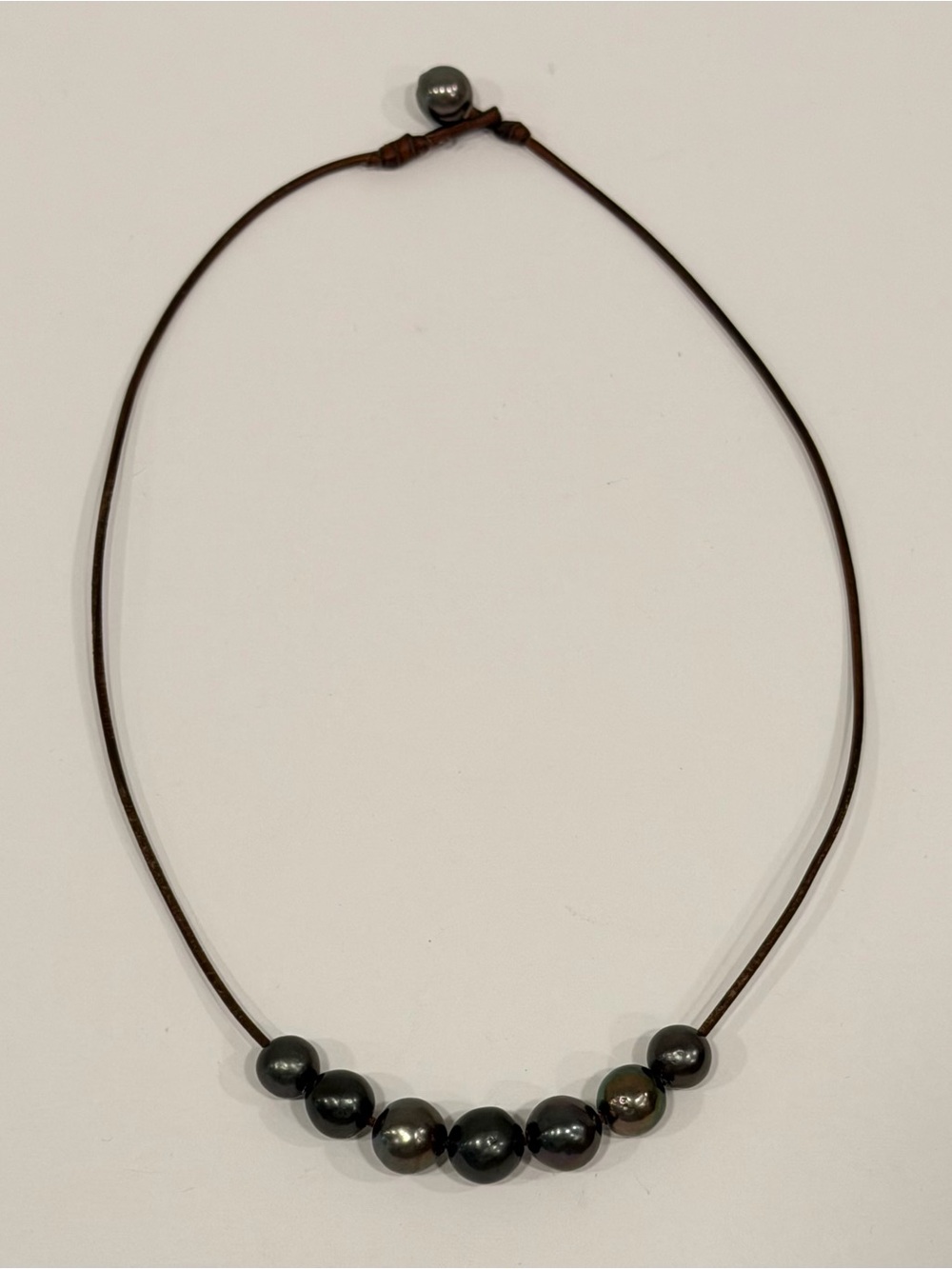 Wendy Mignot Tahitian 7 Pearl Choker Necklace